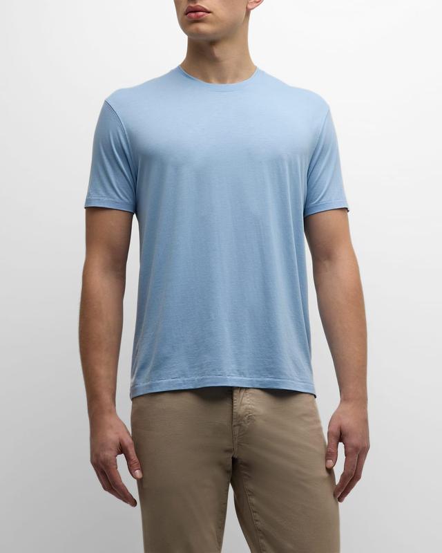 Mens Lyocell-Cotton Crewneck T-Shirt Product Image