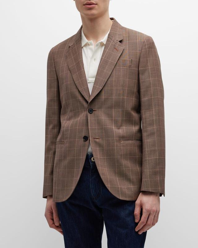 Mens Two-Button Plaid Sport Coat Product Image