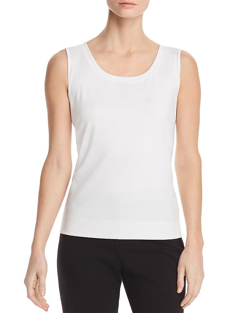 Lafayette 148 New York Stretch Swiss Cotton Rib Tank Product Image