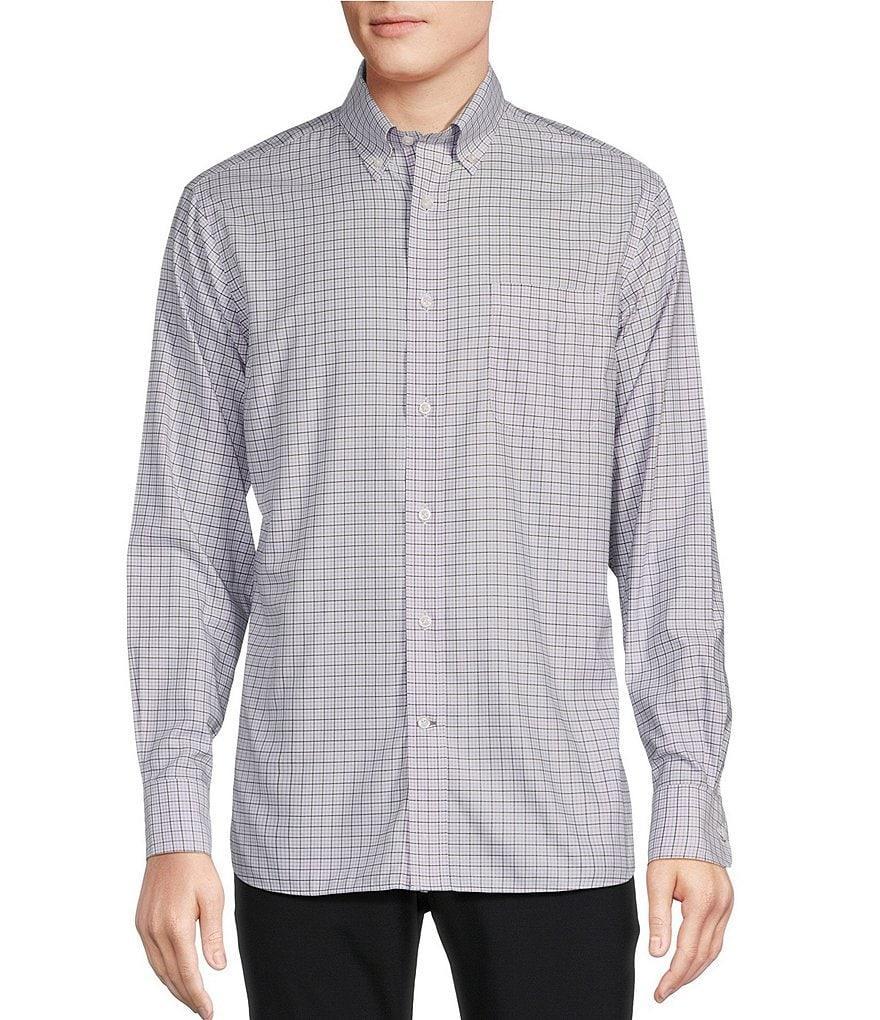 Daniel Cremieux Signature Label Non-Iron Grid Plaid Long Sleeve Woven Shirt Product Image