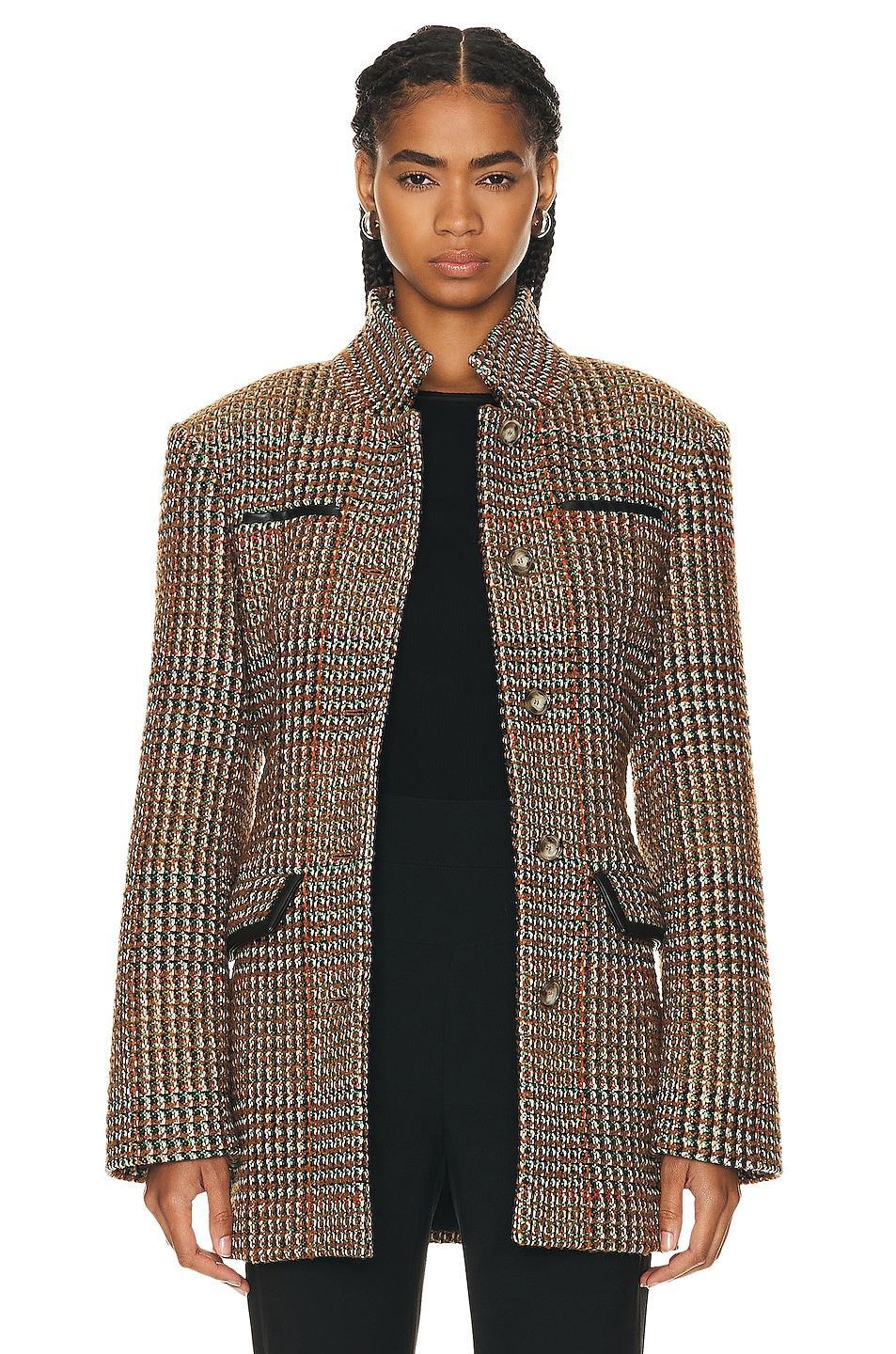 Stella McCartney Short Coat in Cognac Product Image