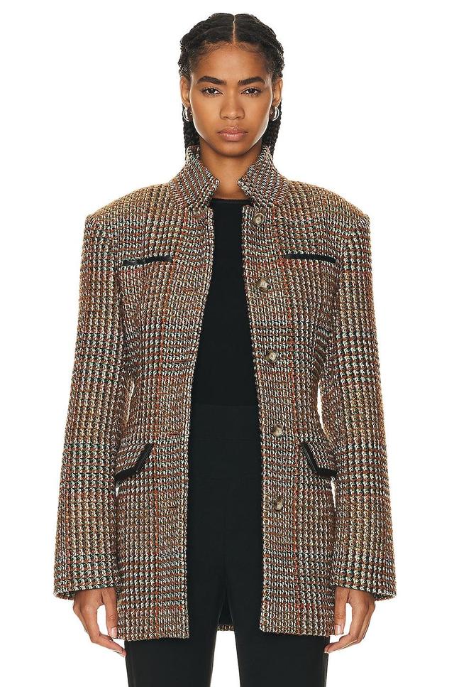 Stella McCartney Short Coat in Cognac Product Image