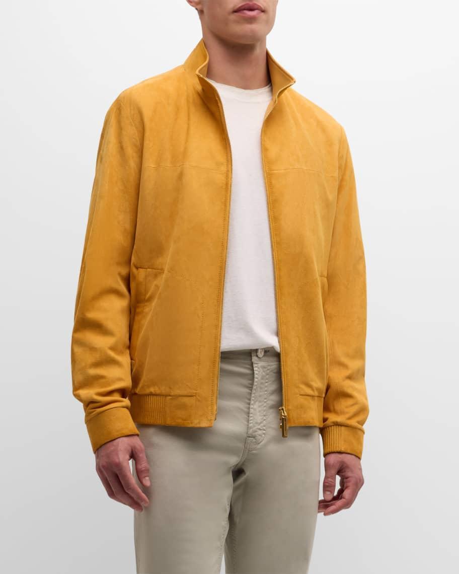 Men's Lambskin Suede Jacket  Product Image