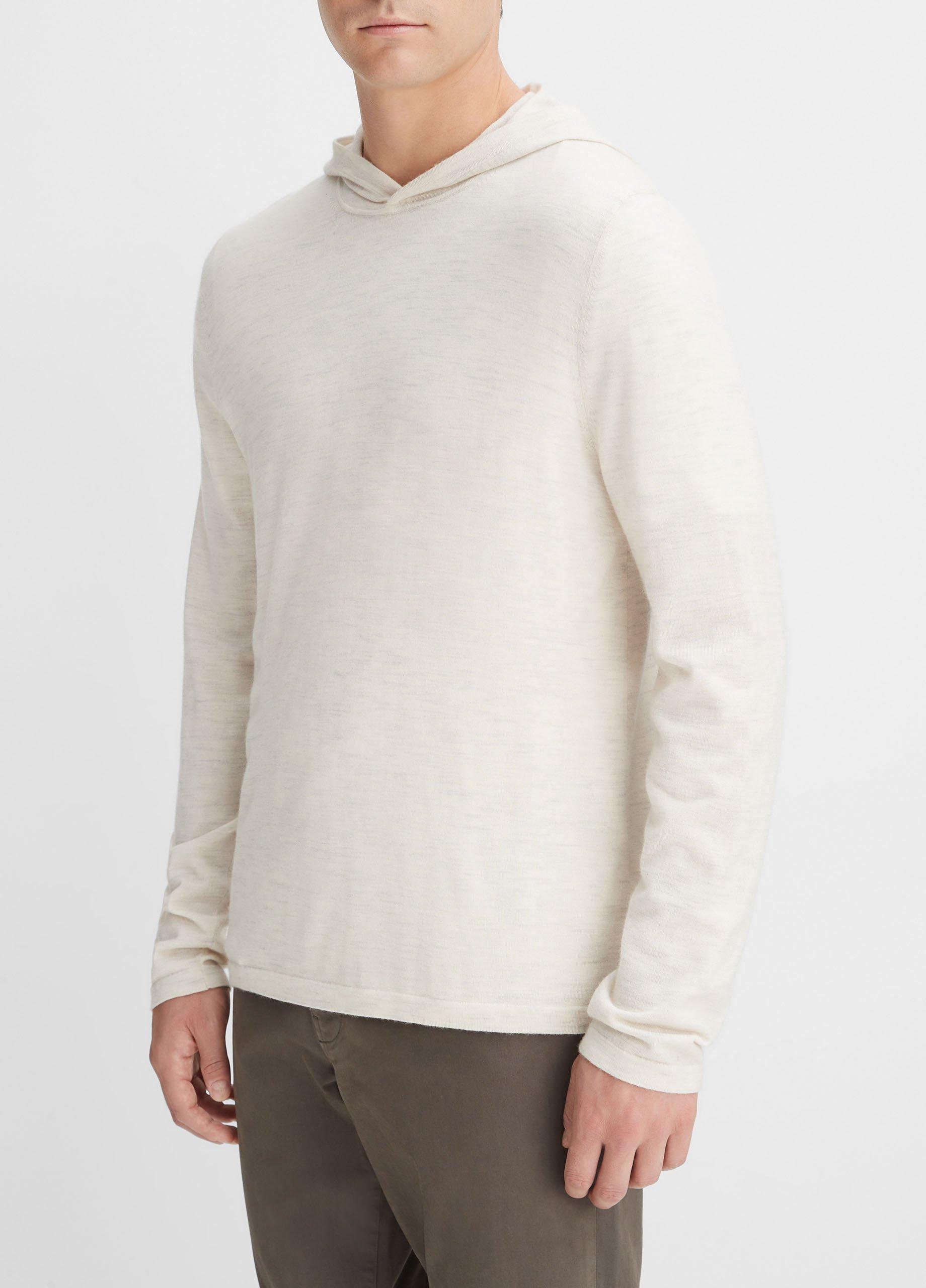 Featherweight Wool Cashmere Pullover Hoodie Product Image