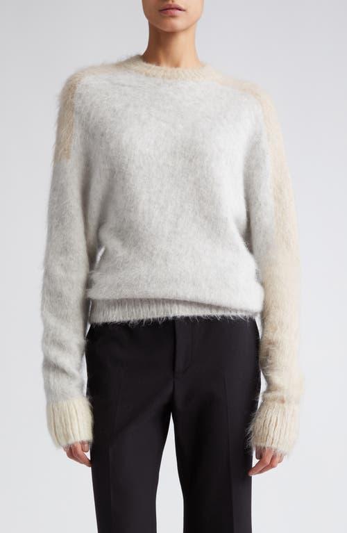 Proenza Schouler Colorblock Brushed Mohair Blend Sweater Product Image