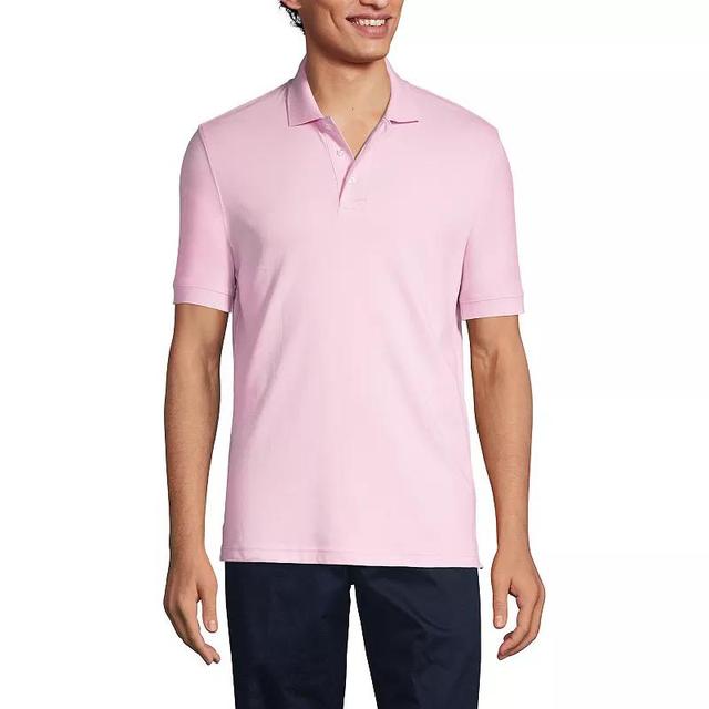 Mens Lands End Short Sleeve Interlock Polo Shirt Product Image