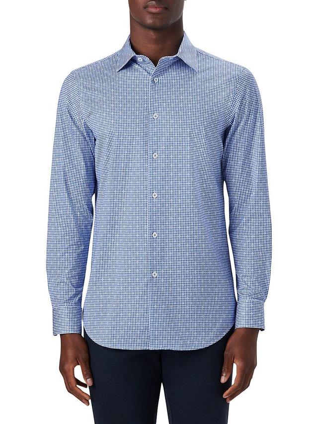 Mens James Tech Cotton Button-Up Shirt Product Image