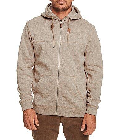 Quiksilver Keller Long Sleeve Fleece Hoodie Jacket Product Image