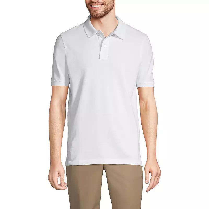 Mens Lands End Short Sleeve Mesh Polo Shirt Product Image