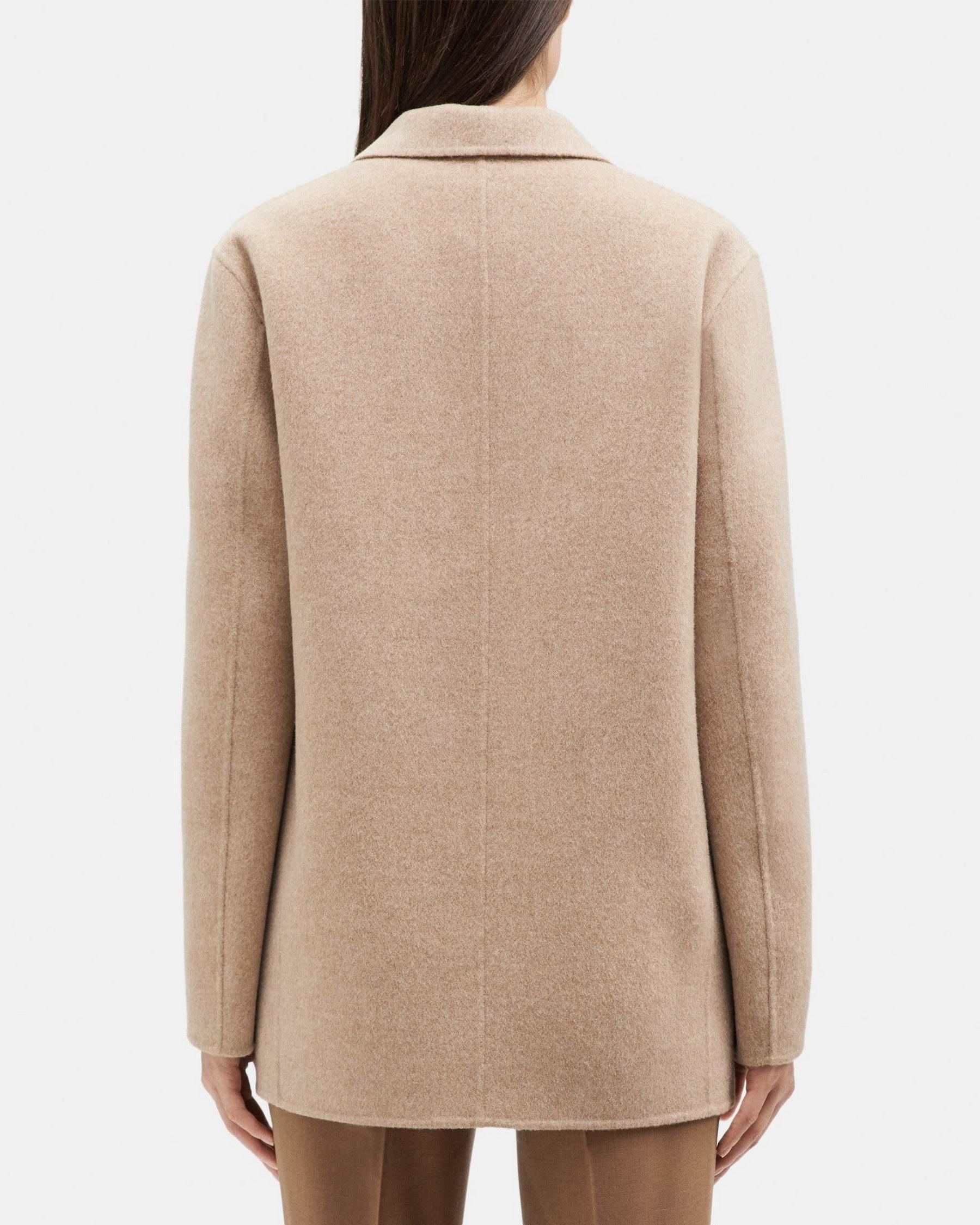 Oversized Blazer in Double-Face Wool-Cashmere Product Image