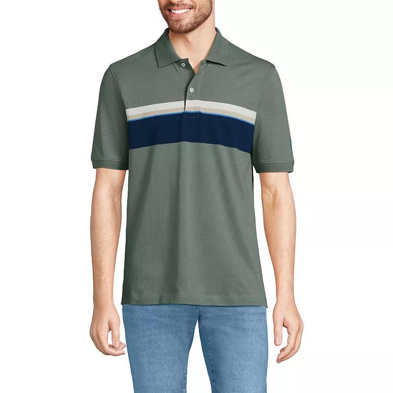 Big & Tall Lands End Comfort-First Mesh Polo, Mens Yellow Product Image