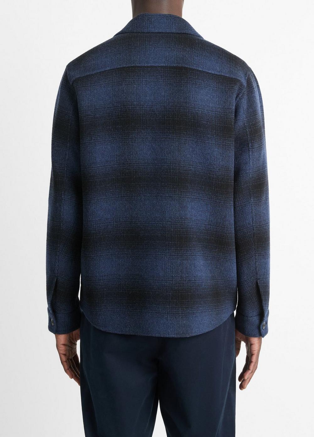 Plaid Splittable Shirt Jacket Product Image