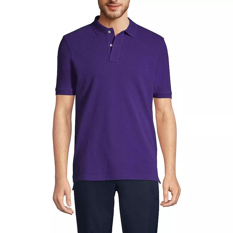 Mens Lands End Short Sleeve Mesh Polo Shirt Product Image