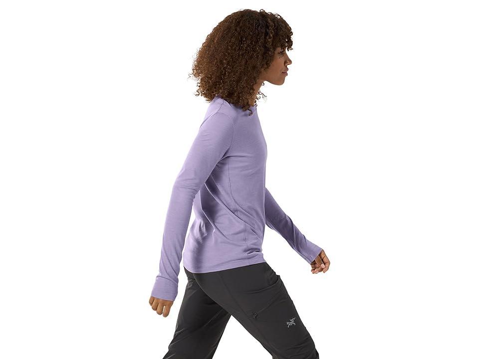 Arc'teryx Lana Merino Wool Crew Long Sleeve (Velocity) Women's Clothing Product Image