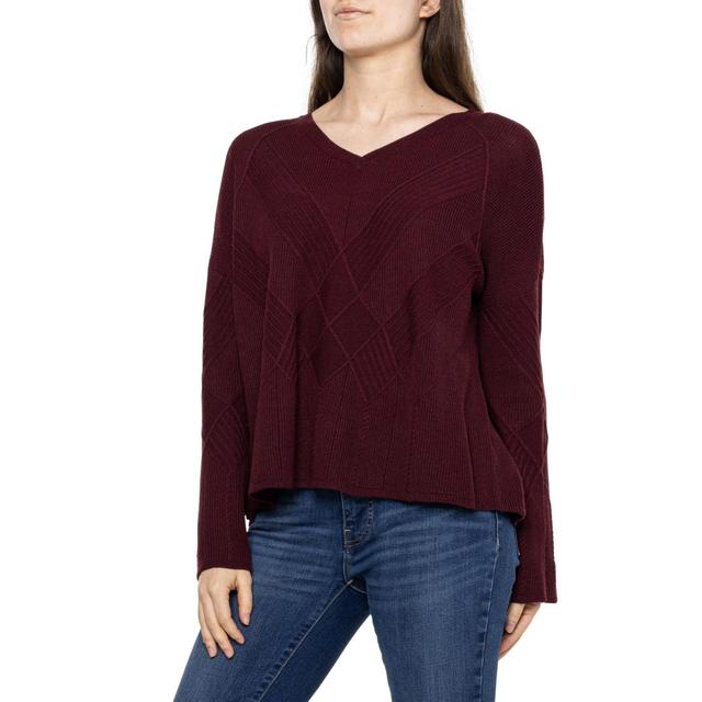 SmartWool Shadow Pine Cable V-Neck Sweater Product Image