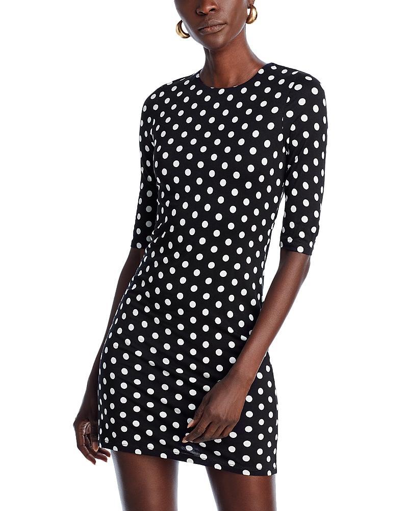 Delora Polka Dot Mini Dress Product Image