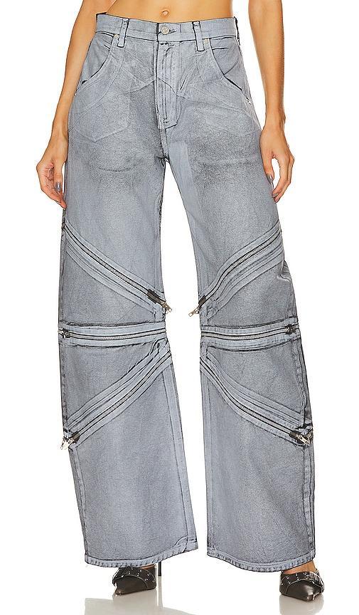 EB Denim Zipped Frederic in Grey. Size 23, 26. Product Image