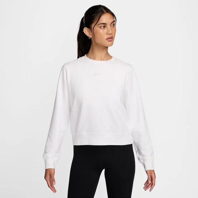 Womens Nike One Dri-FIT Crewneck Sweatshirt Product Image