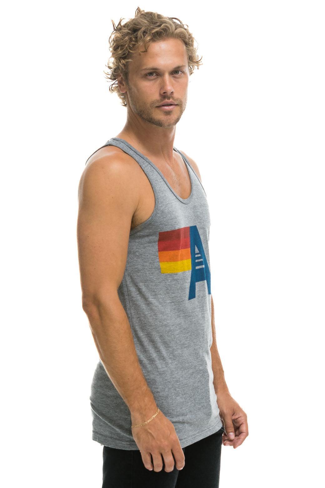 MEN'S LOGO TANK - HEATHER GREY Male Product Image