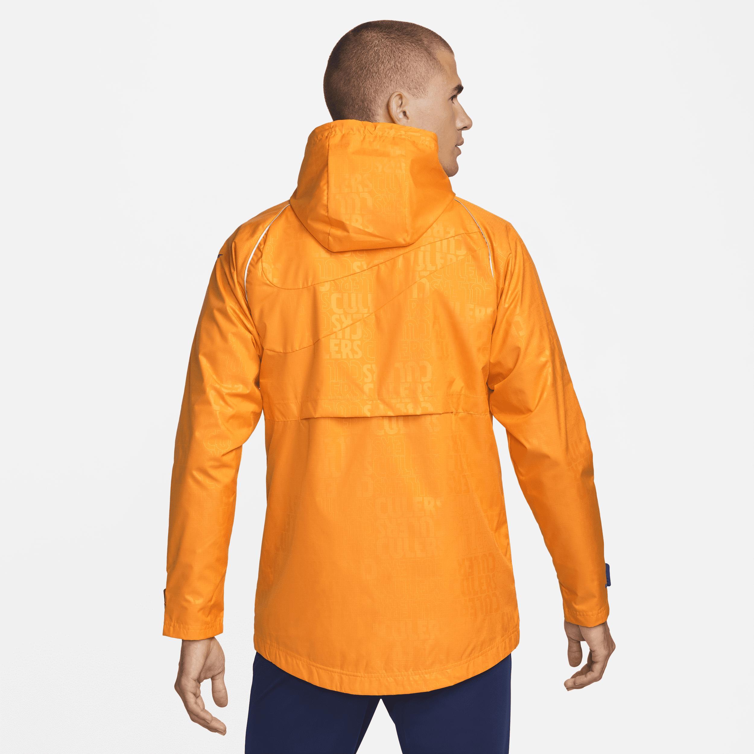 Mens Nike Orange Barcelona All-Weather Full-Zip Jacket Product Image