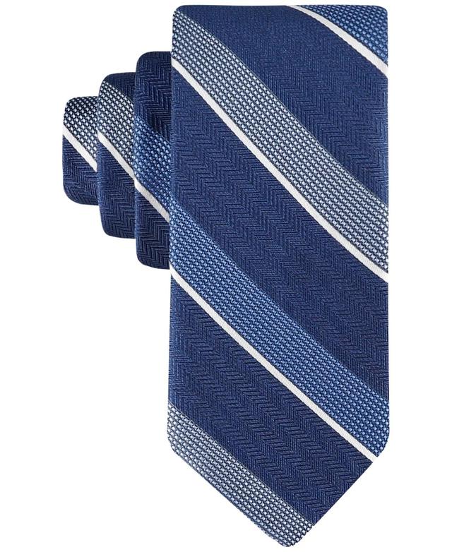 Tommy Hilfiger Mens Maeve Stripe Tie - Navy Product Image