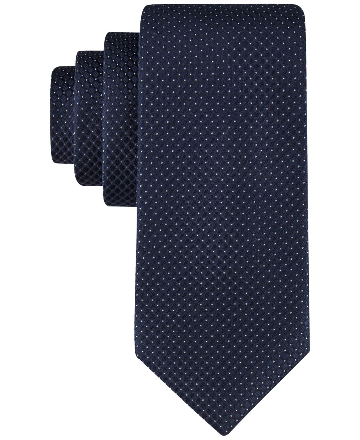 Calvin Klein Mens Steel Micro-Dot Solid Tie Product Image