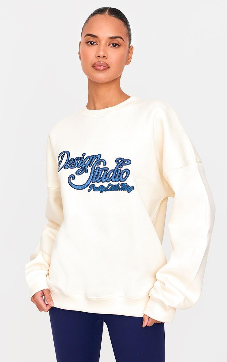 Ecru Design Studio Embroidered Sweatshirt Product Image