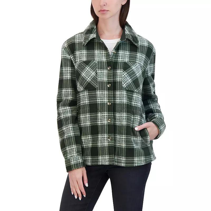 Womens Halitech Lined Shacket Green Product Image