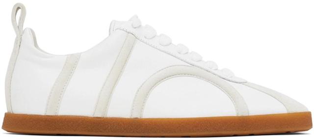 Leather Sneakers In White Product Image