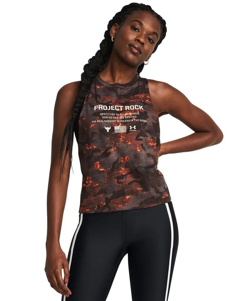 Women's Project Rock Veterans Day Printed Tank Product Image