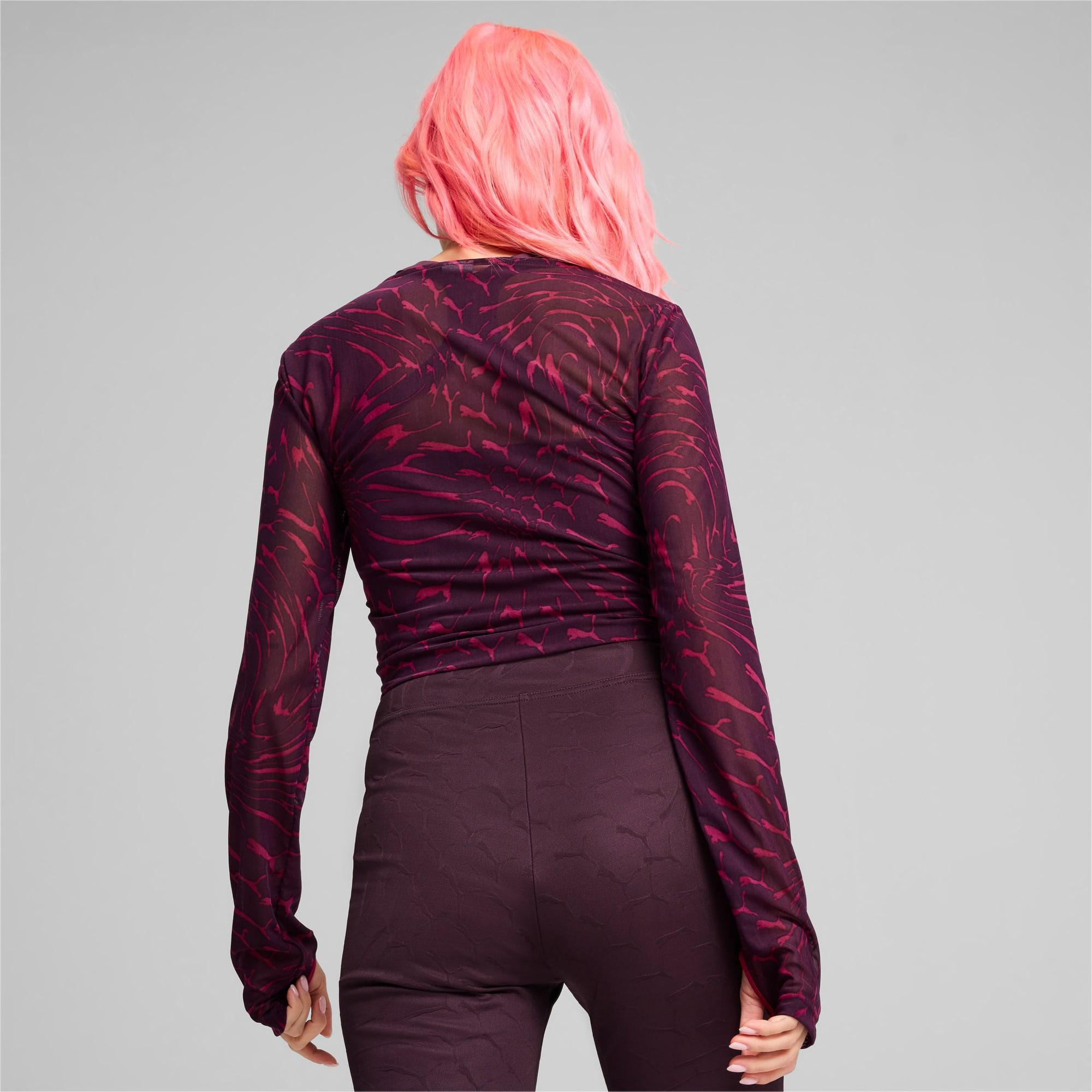 DARE TO Women's Mesh Long Sleeve Tee Product Image