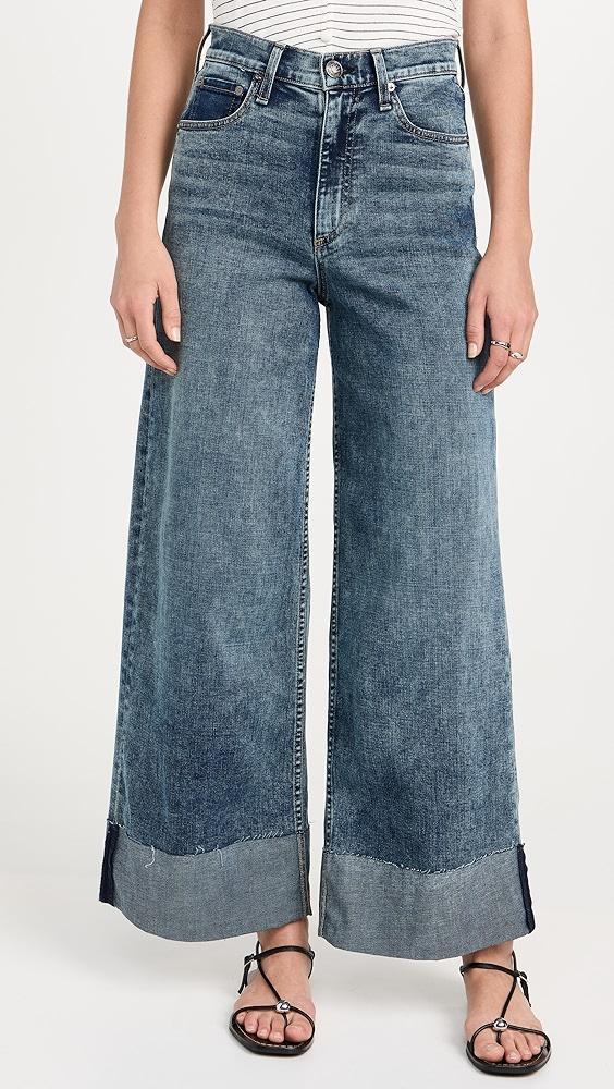 rag & bone Sofie High Rise Wide Leg Jeans | Shopbop Product Image