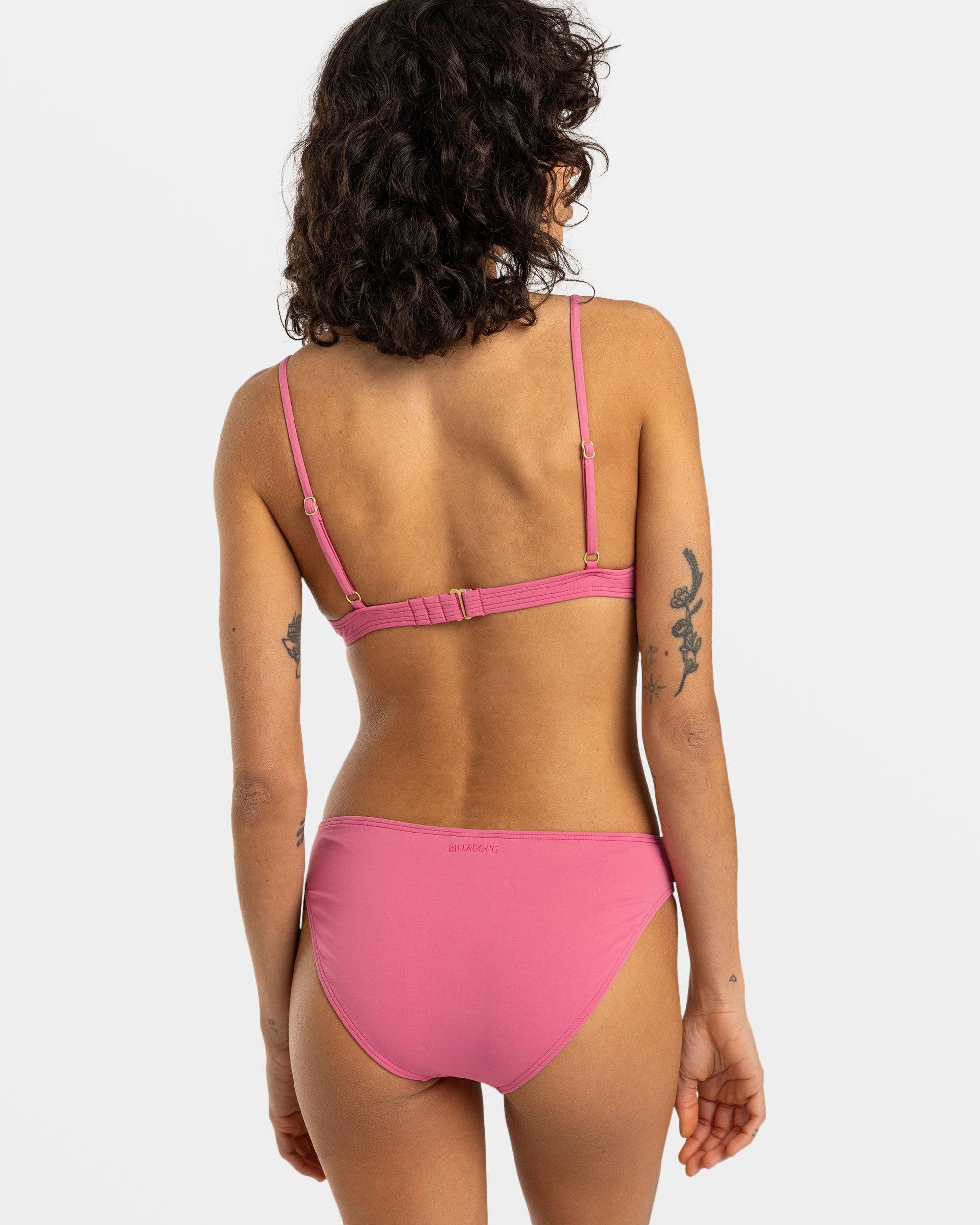 Sol Searcher Lowrider Bikini Bottoms - Berry Pink Female Product Image