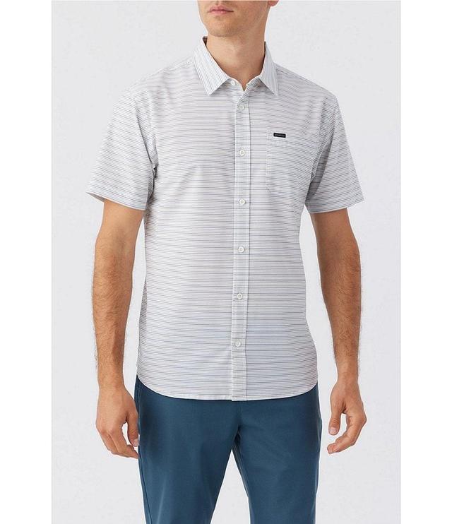 O'Neill Traveler UPF Traverse Striped Short Sleeve Woven Shirt Product Image