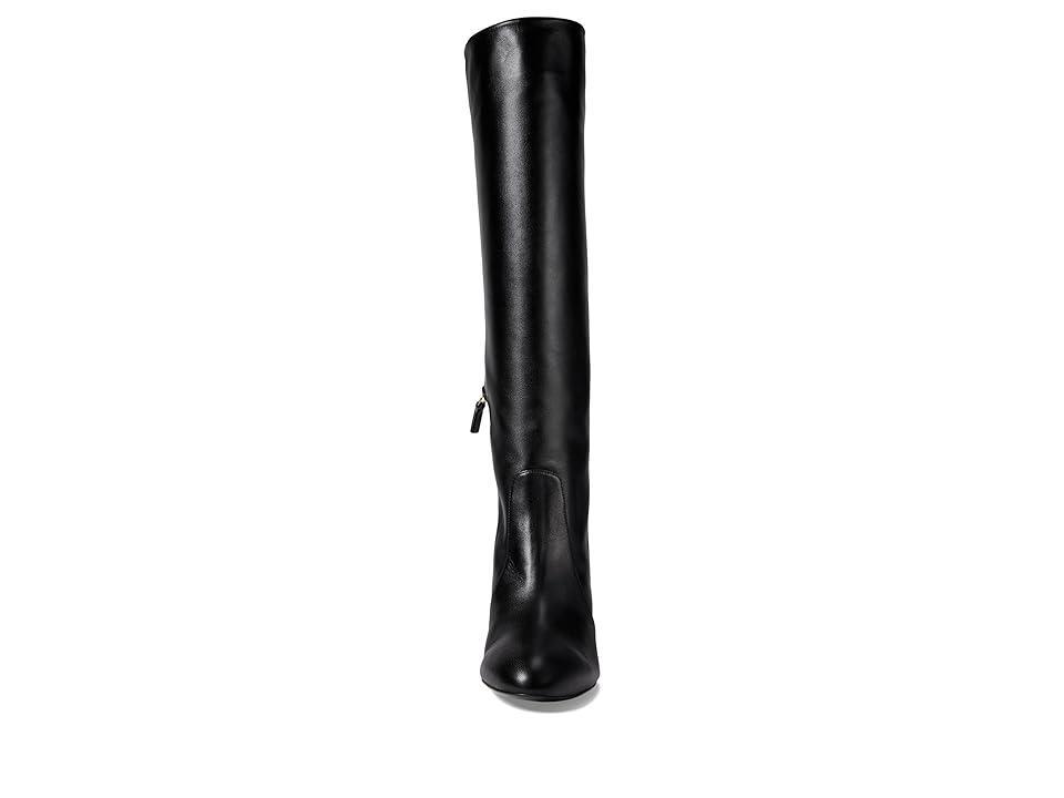 Flareblock Leather Knee Boots Product Image