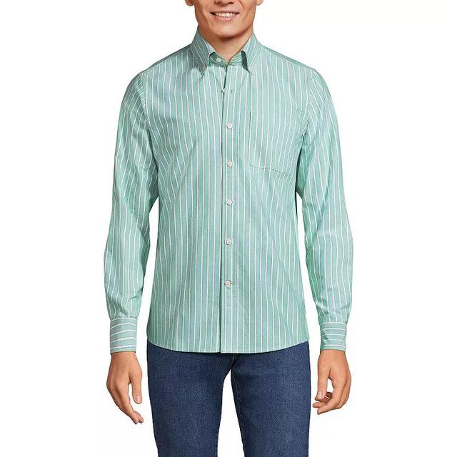 Mens Lands End Button-Down Sail Rigger Oxford Button-Down Shirt Product Image