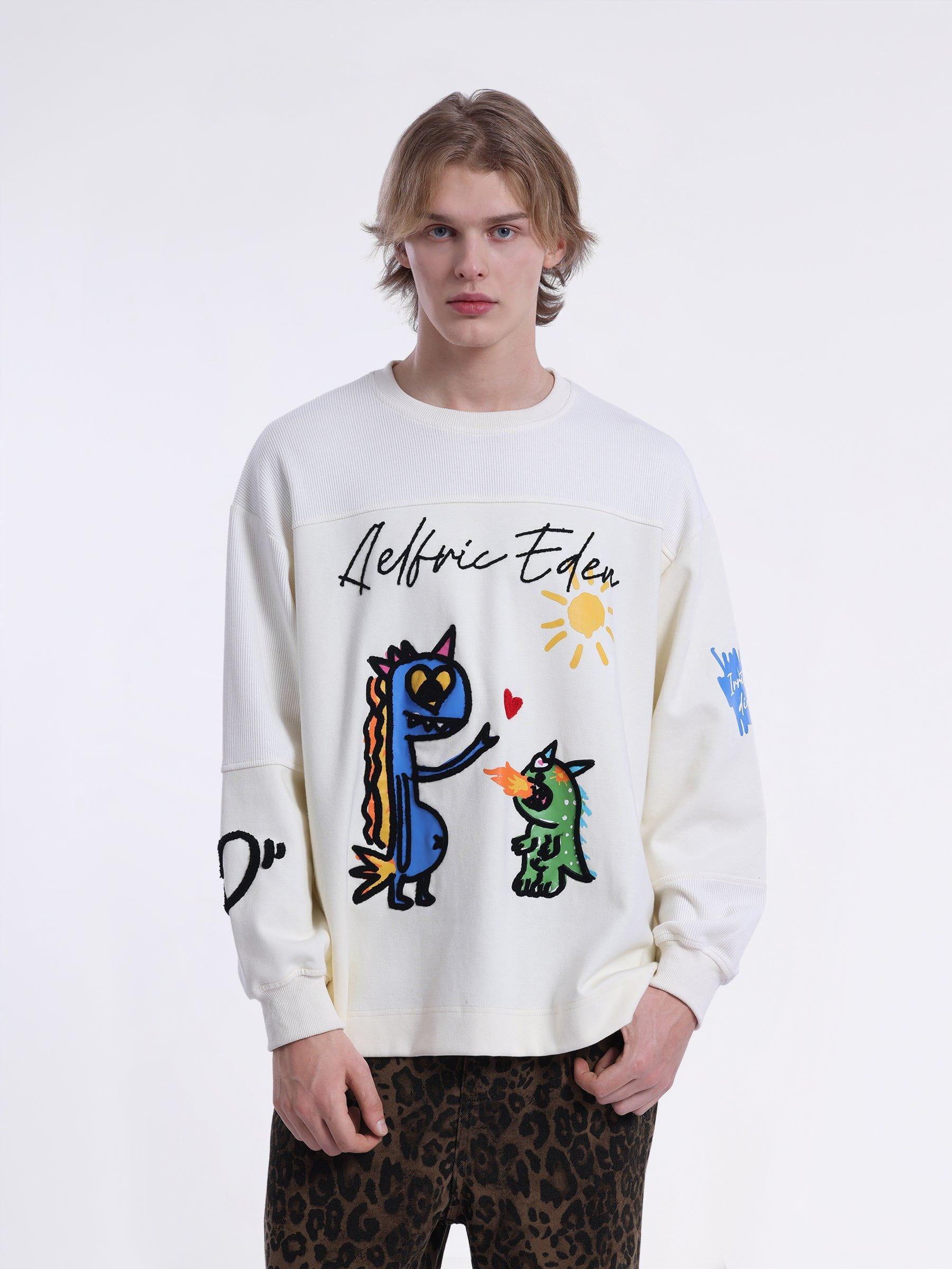 Aelfric Eden Cute Monster Sweatshirt Product Image