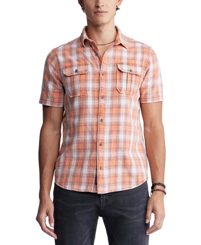 Buffalo David Bitton Mens Sazid Cotton Plaid Button Shirt Product Image