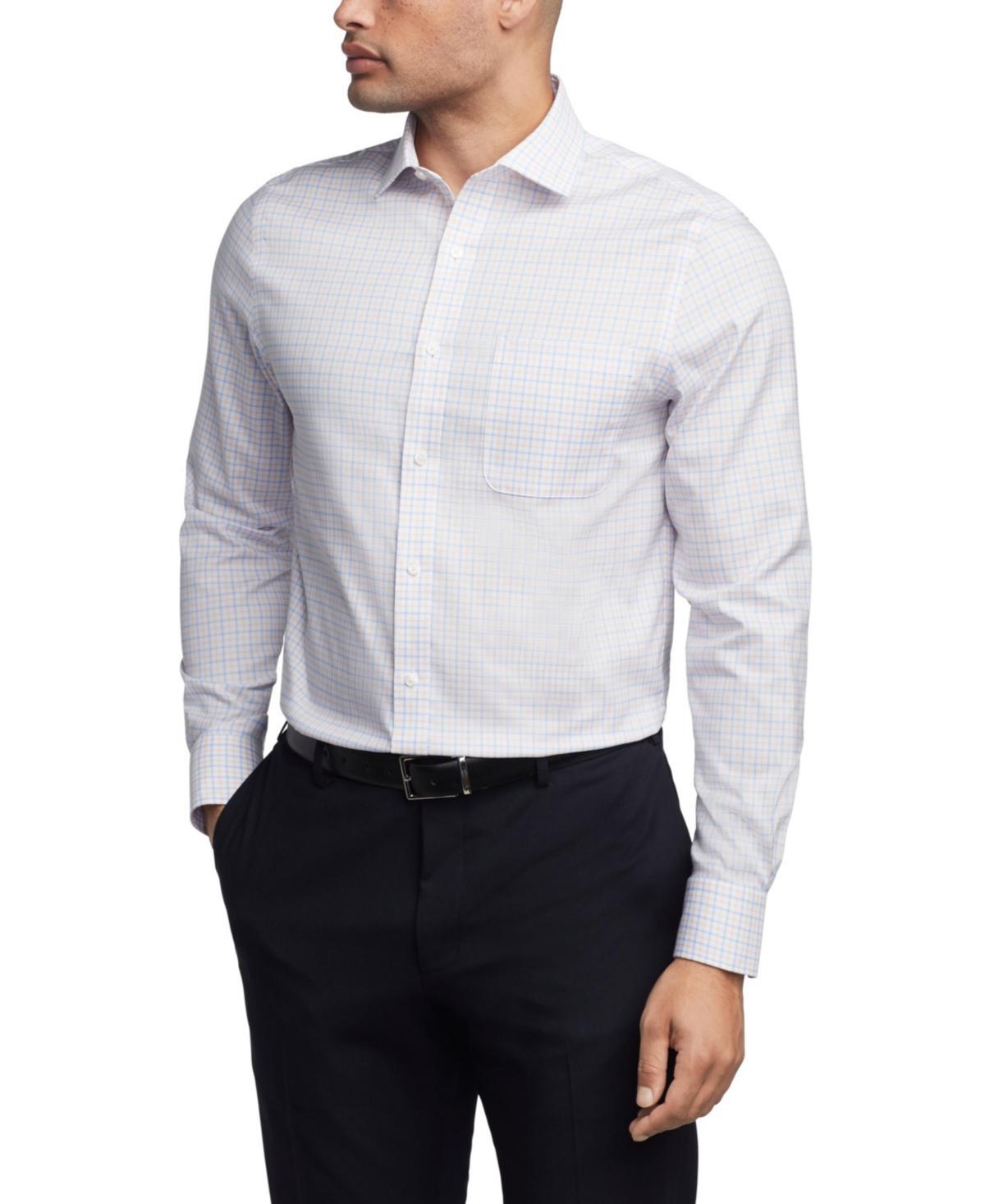 Tommy Hilfiger Mens Th Flex Regular Fit Wrinkle Resistant Stretch Pinpoint Oxford Dress Shirt Product Image