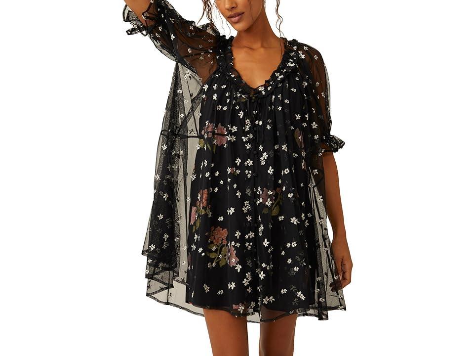 Free People With Love Mesh Mini Dress Size L, S. Product Image