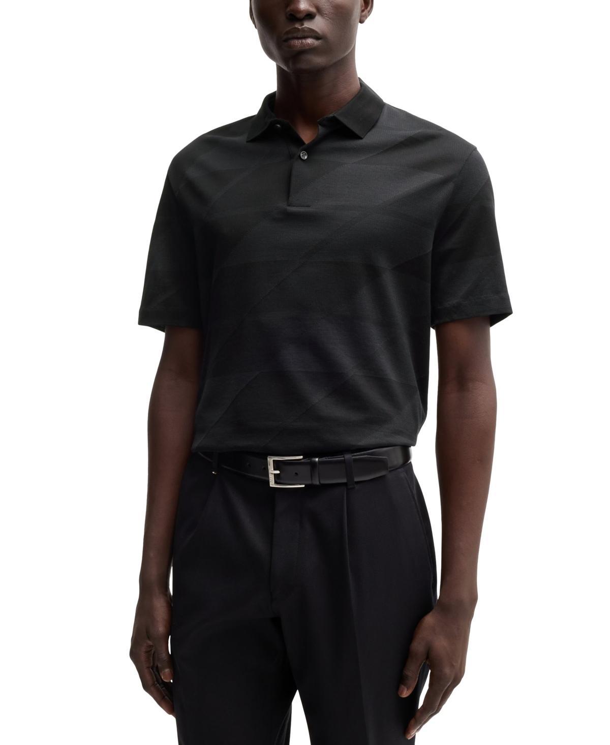 Boss by Hugo Boss Mens Jacquard Polo Product Image