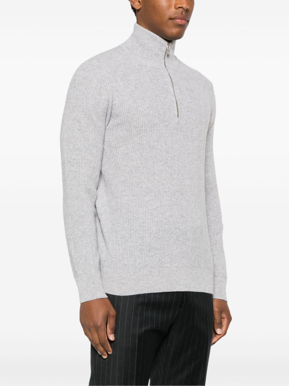 BRUNELLO CUCINELLI Cashmere Sweater In Gray Product Image