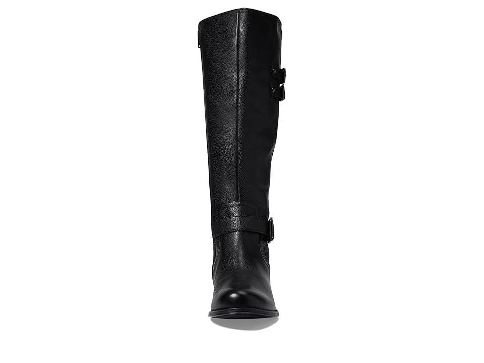 Naturalizer Jessie Wide Calf Leather Buckle Riding Boots Product Image