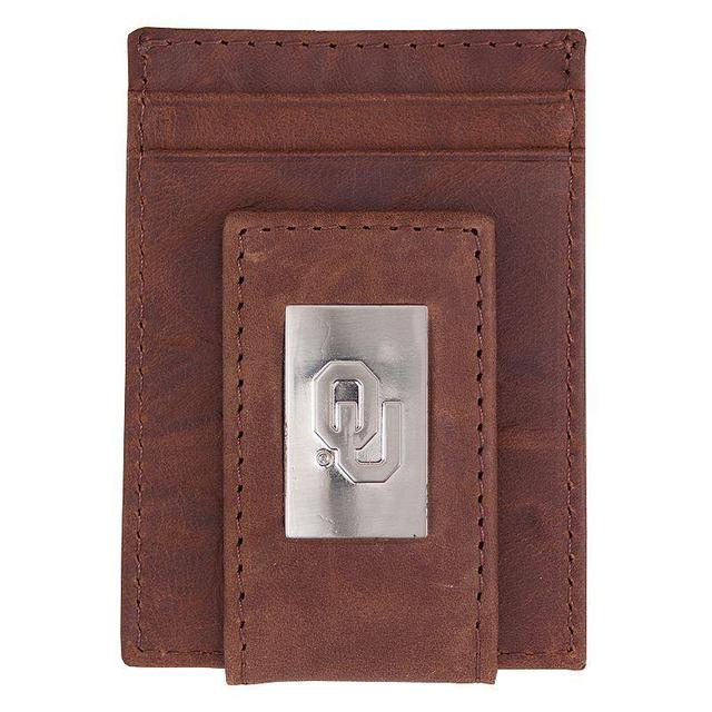 Mens Oklahoma Sooners Front-Pocket Wallet Money Clip Product Image