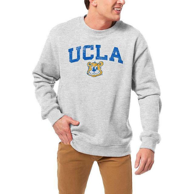 Mens League Collegiate Wear Gray Ucla Bruins 1965 Arch Essential Pullover Sweatshirt Product Image