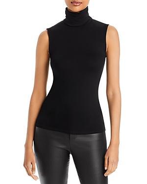 Womens Soft Touch Sleeveless Turtleneck Product Image