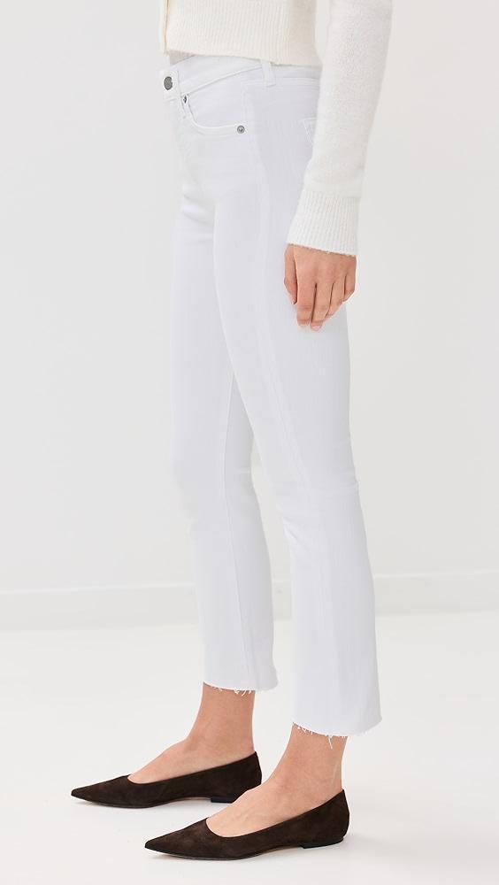 Veronica Beard Jean Carly Kick Flare Raw Hem Jeans | Shopbop Product Image