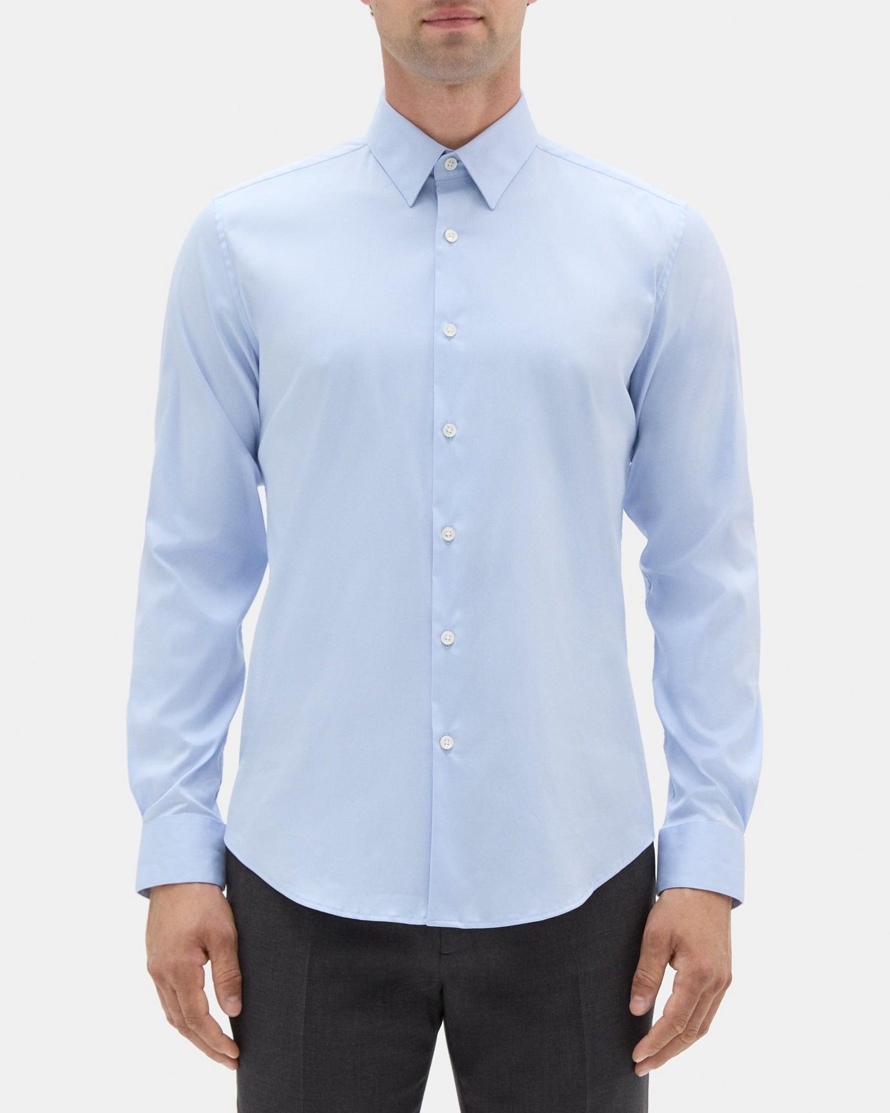 Tailored Shirt In Stretch Cotton Product Image