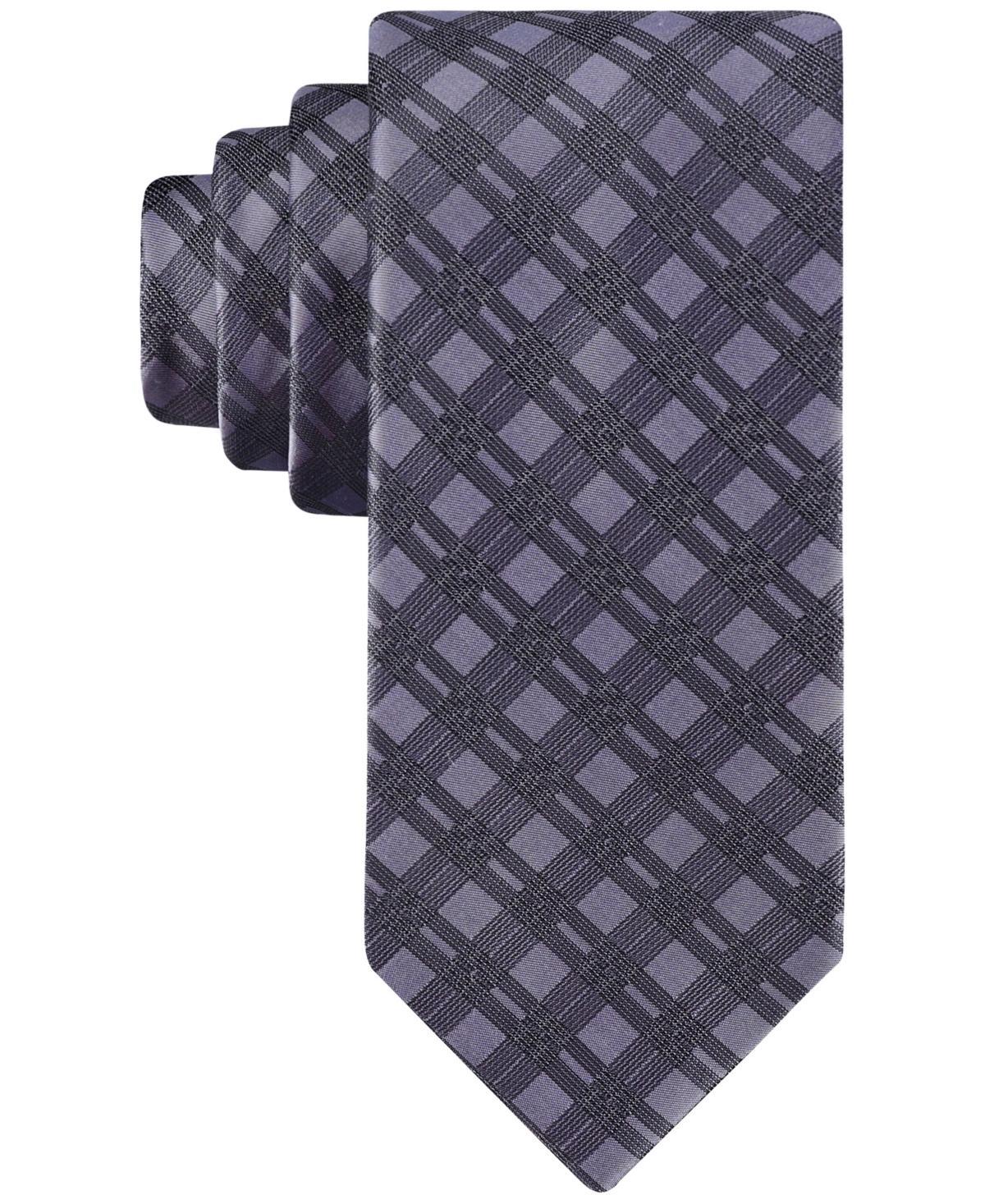 Calvin Klein Mens Double-Rail Grid Tie Product Image