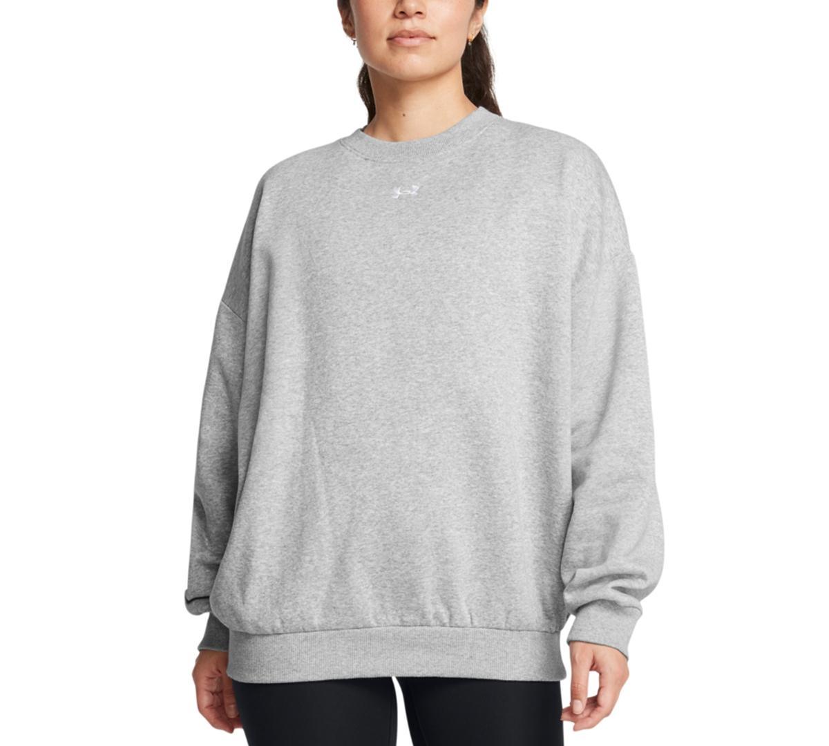 Under Armour Womens Rival Oversized Sweatshirt Product Image